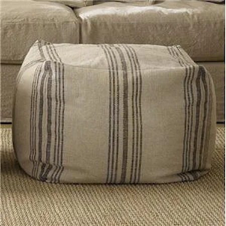 Decorative Casual Pouf Upholstered Ottoman